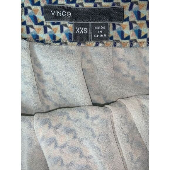 VINCE 100% Silk Printed Flowy Maxi Dress - Picture 8 of 12